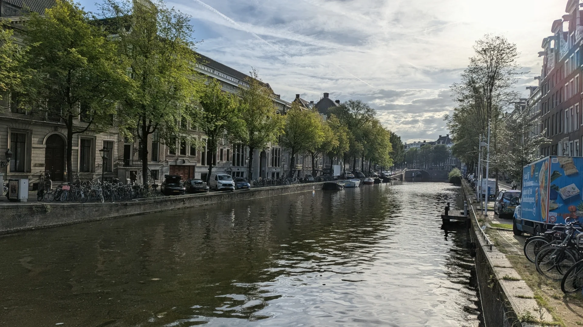 Herengracht in de grachtengordel te Amsterdam.